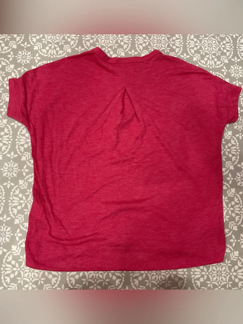 Old Navy Girls Pink Crewneck Short Sleeve Top Size L (10/12) Like New
